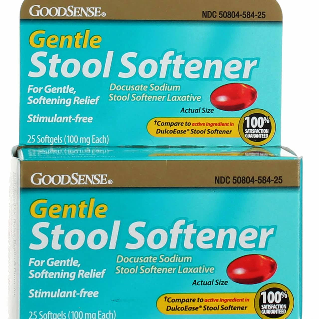 Goodsense Stool Softener, Gentle, 100 mg, Softgels