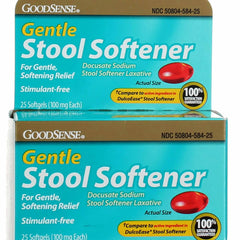 Goodsense Stool Softener, Gentle, 100 mg, Softgels