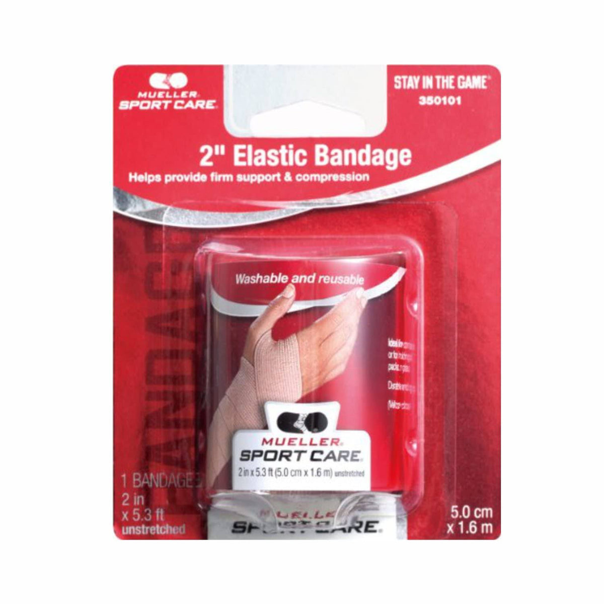 Mueller Elastic Bandage 2" x 5 ft