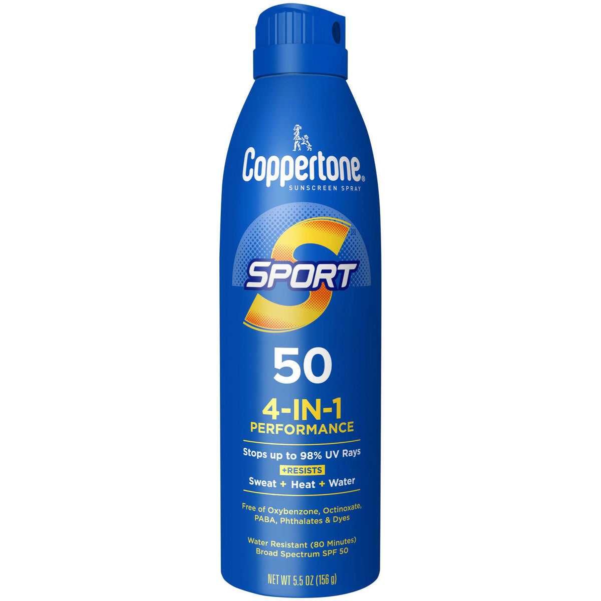 Coppertone SPF 50 Sport Sunscreen Spray 5.5oz