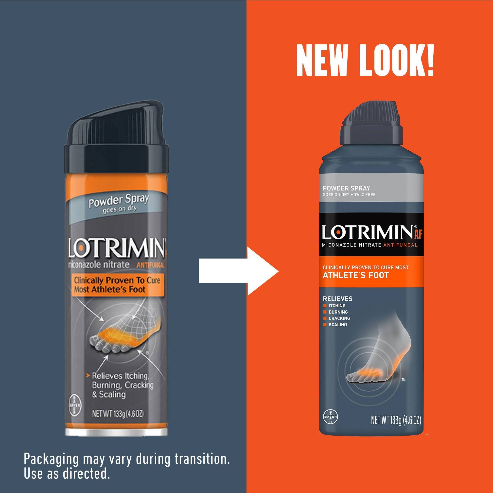Lotrimin Powder Spray, Miconazole Nitrate Antifungal, Athlete's Foot