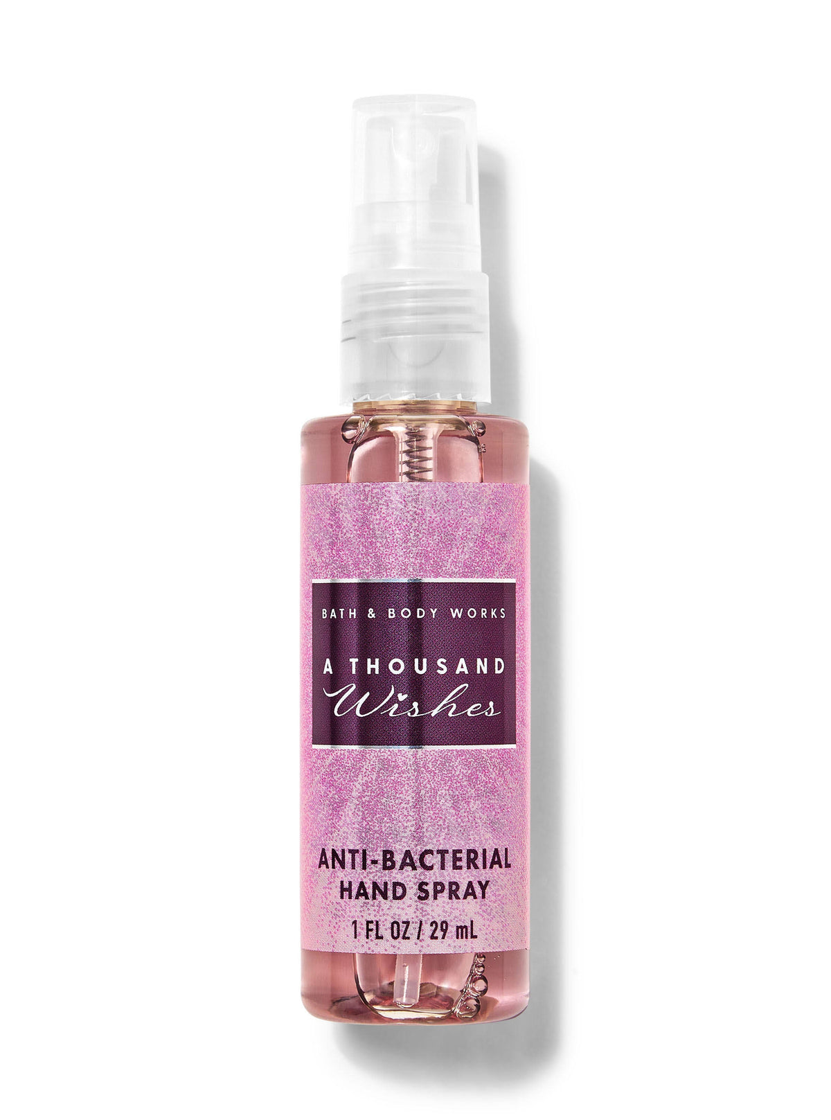 All New A Thousand Wishes Anti Bacterial Hand Spray 1 oz Bath & Body Works