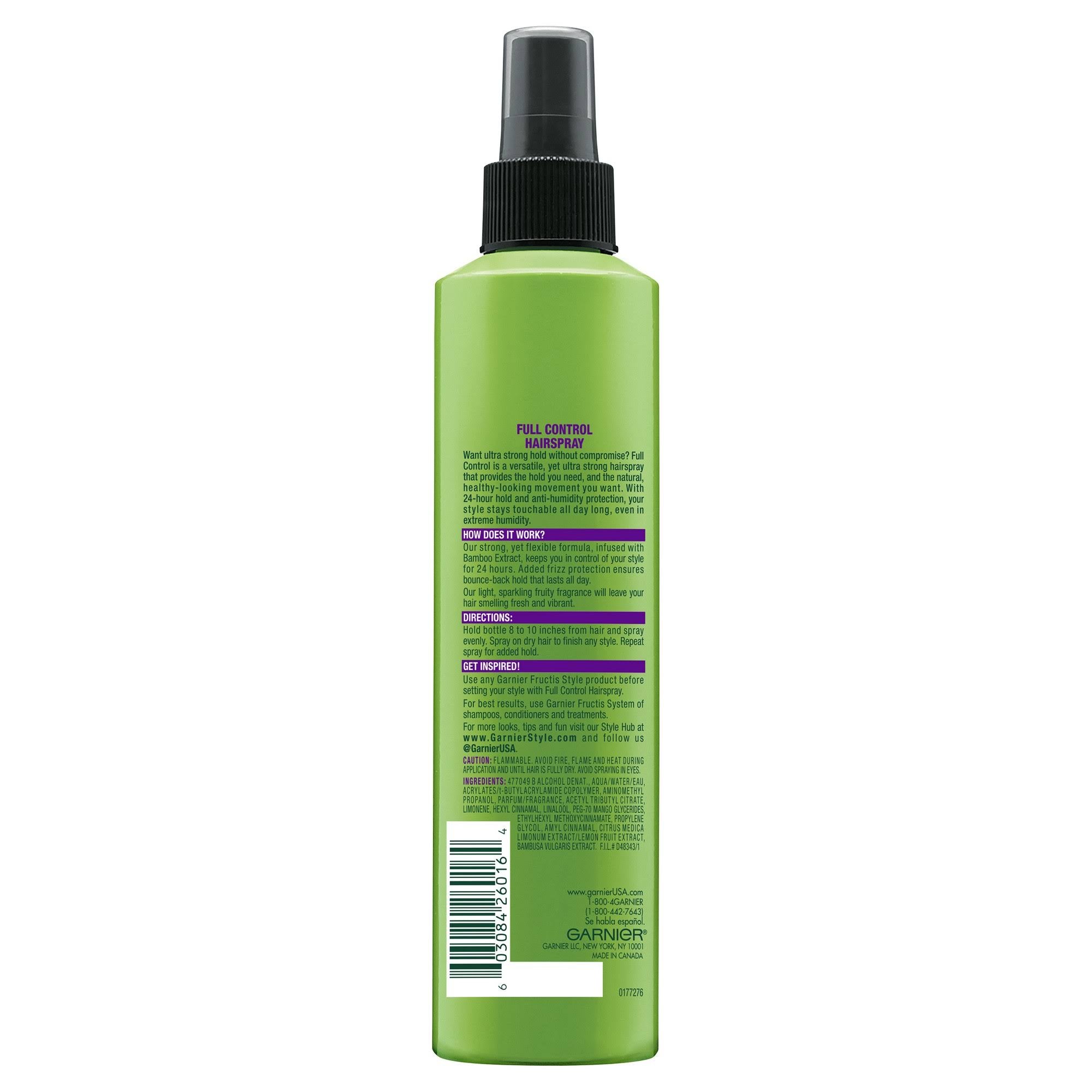 Garnier Fructis Style Full Control Hairspray, 8.5 fl oz