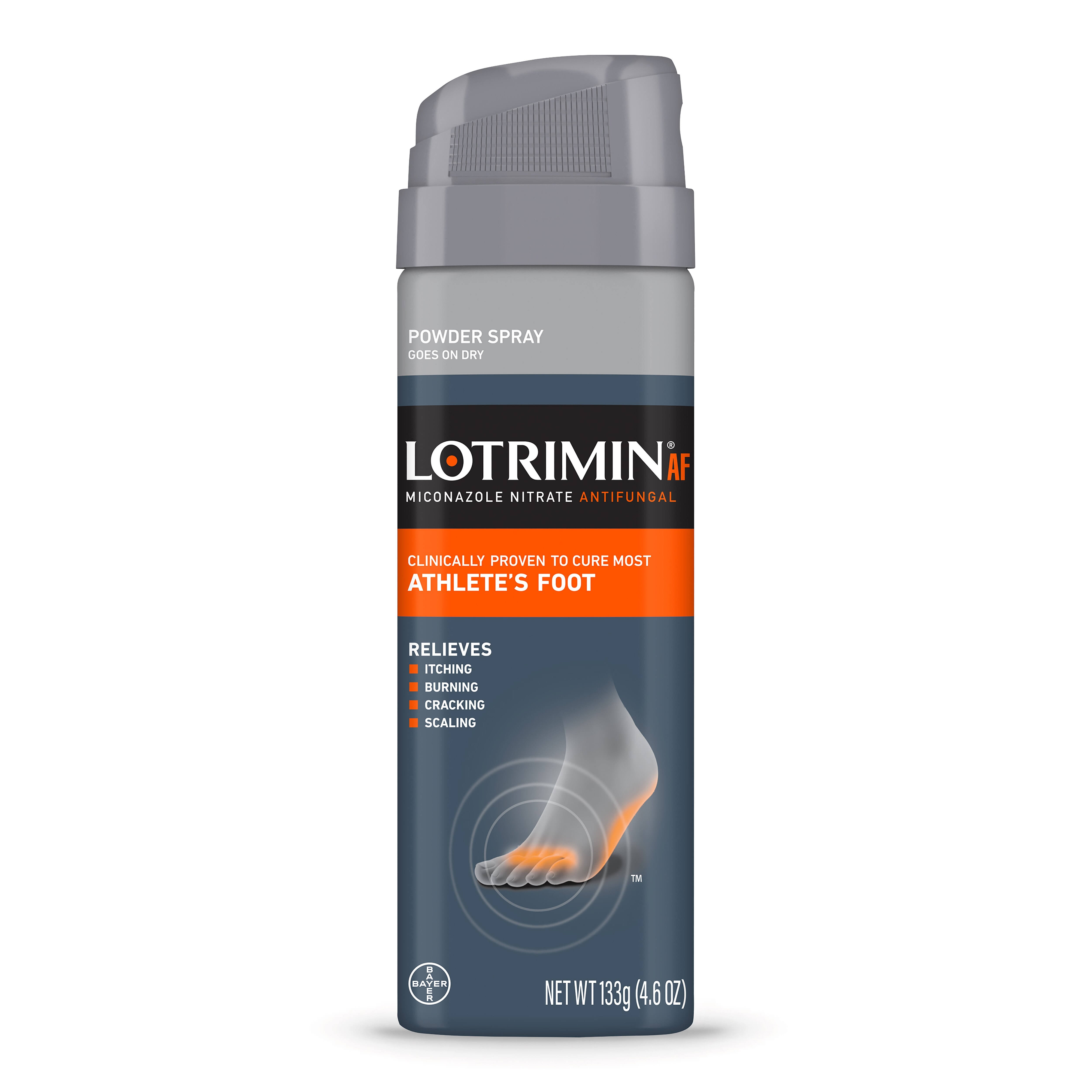Lotrimin Powder Spray, Miconazole Nitrate Antifungal, Athlete's Foot