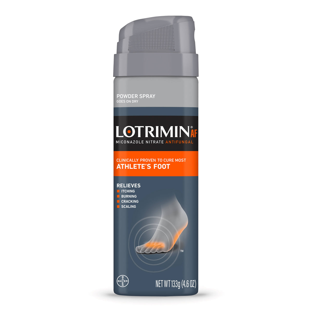 Lotrimin Powder Spray, Miconazole Nitrate Antifungal, Athlete's Foot