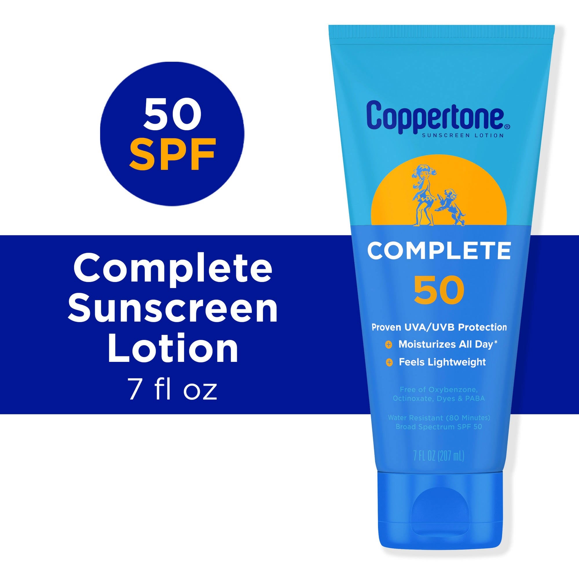 Coppertone - Complete Sunscreen Lotion - SPF 50 - 7 fl oz