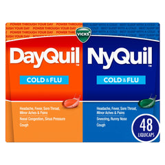 Vicks Dayquil & Nyquil Cold & Flu, Liquicaps, Combo Pack