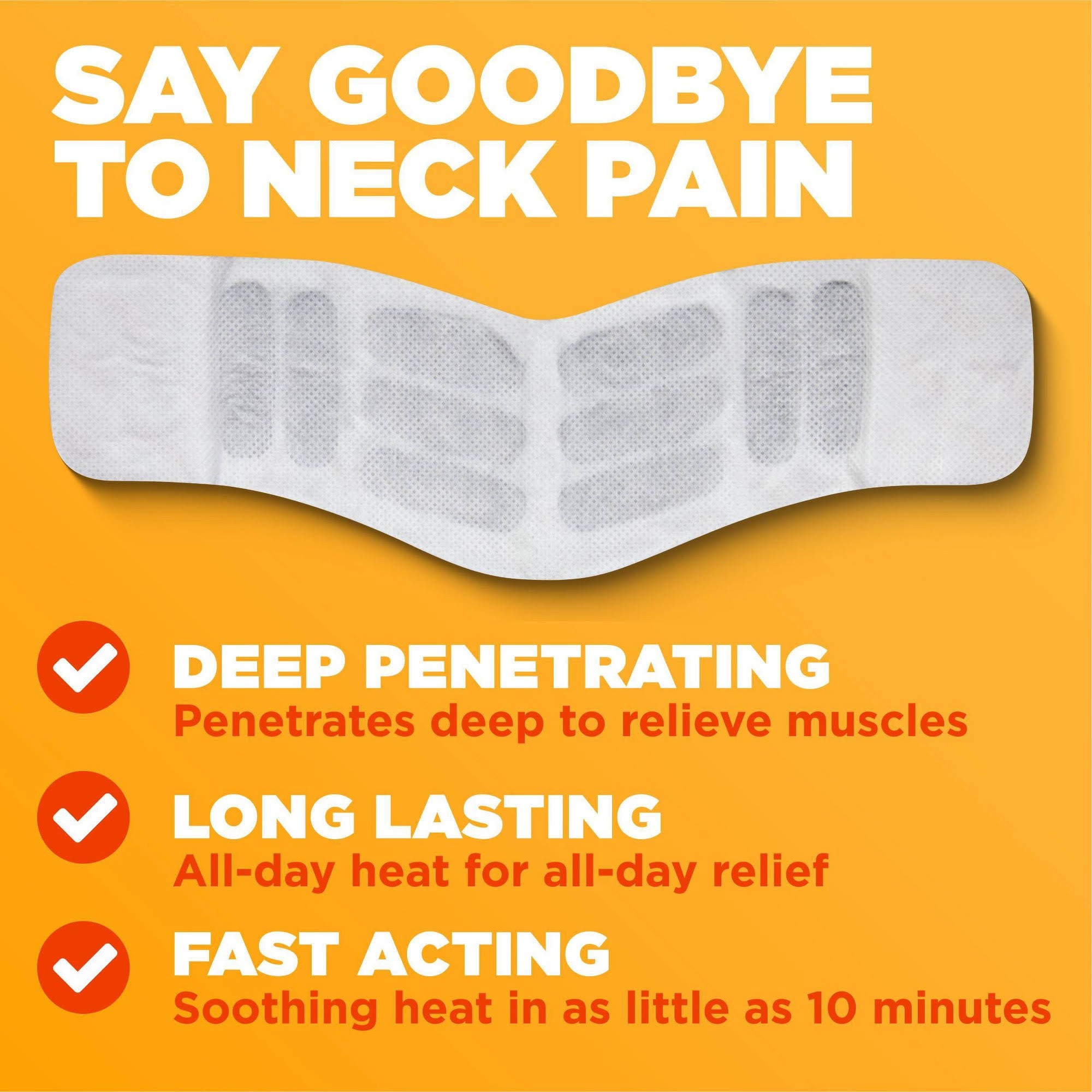 ThermaCare Neck Pain Therapy Heatwraps 4 Ct