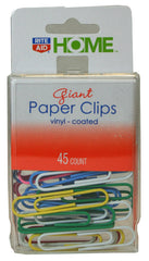 Rite Aid Paperclips Vinyl 45Ct, Assorted Colors