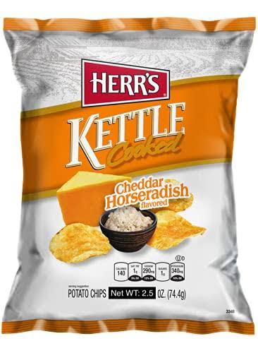 Herr's Potato Chips, Cheddar Horseradish Flavored - 2.5 oz