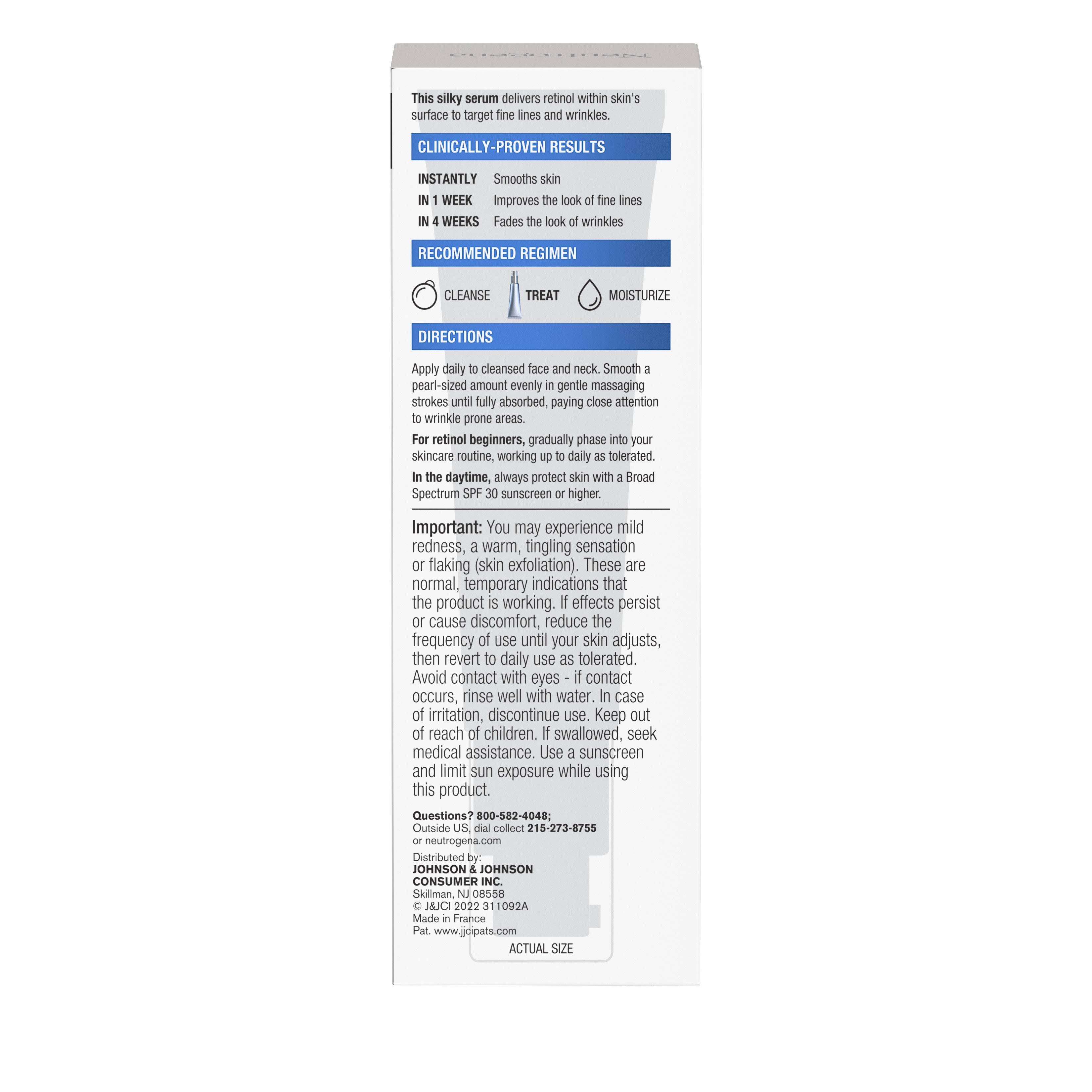 Neutrogena Rapid Wrinkle Repair Serum, 1 Fl. Oz.