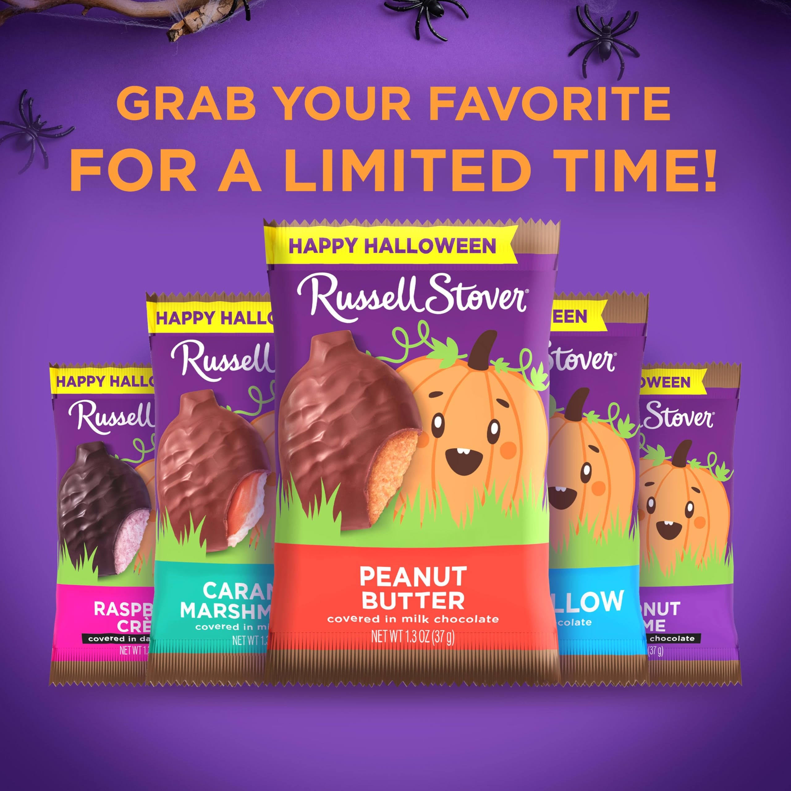 Russell Stover Milk Chocolate Peanut Butter Pumpkin - 1.3 oz