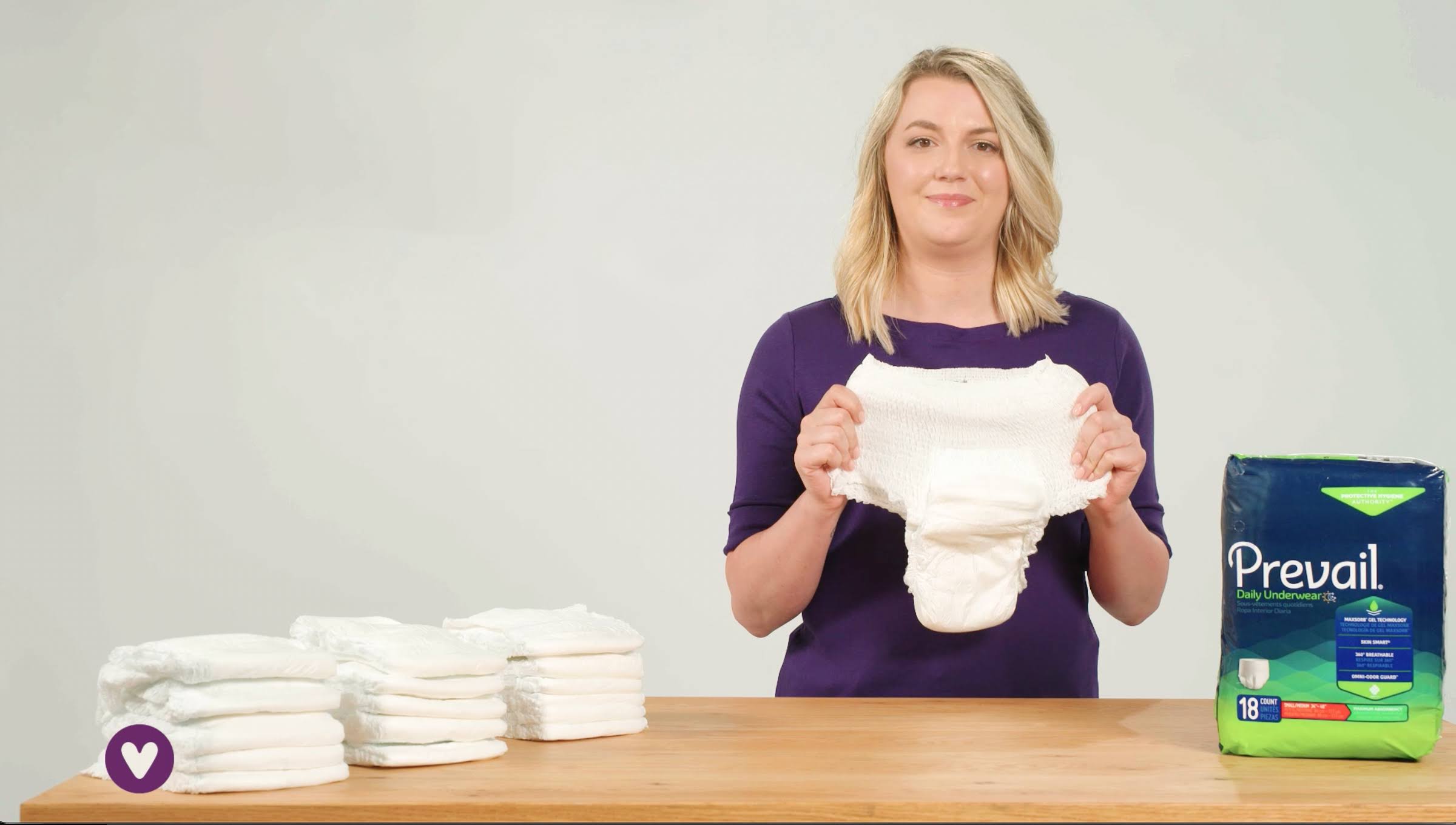 Adult Absorbent Underwear Prevail Pull On 2X-Large Disposable Heavy Absorbency, 12 pcs/pk