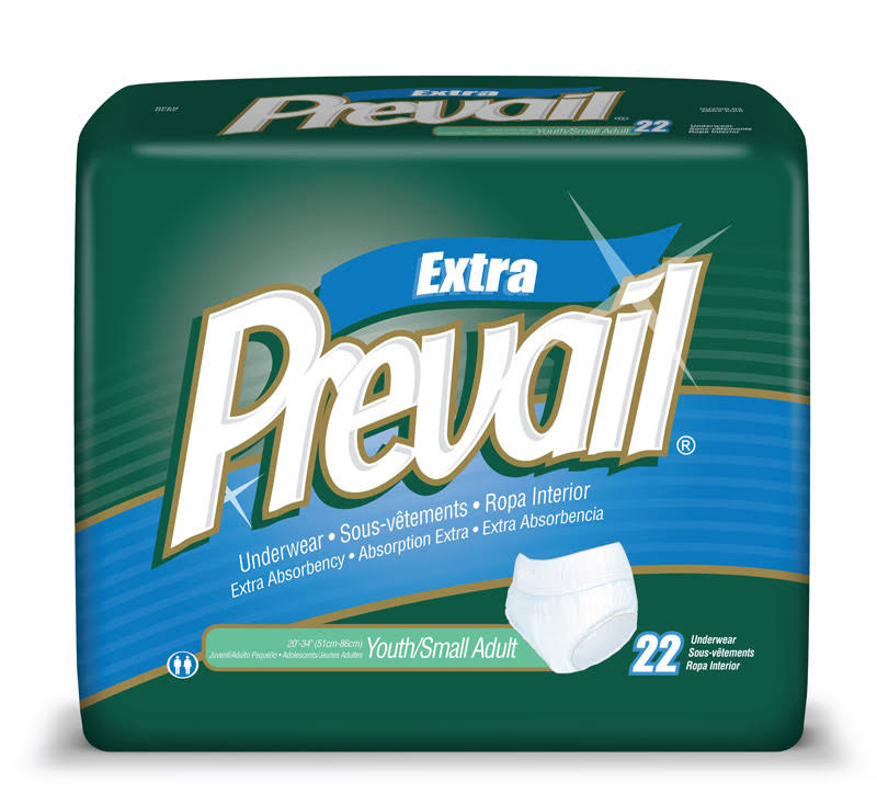 Adult Absorbent Underwear Prevail Pull On 2X-Large Disposable Heavy Absorbency, 12 pcs/pk