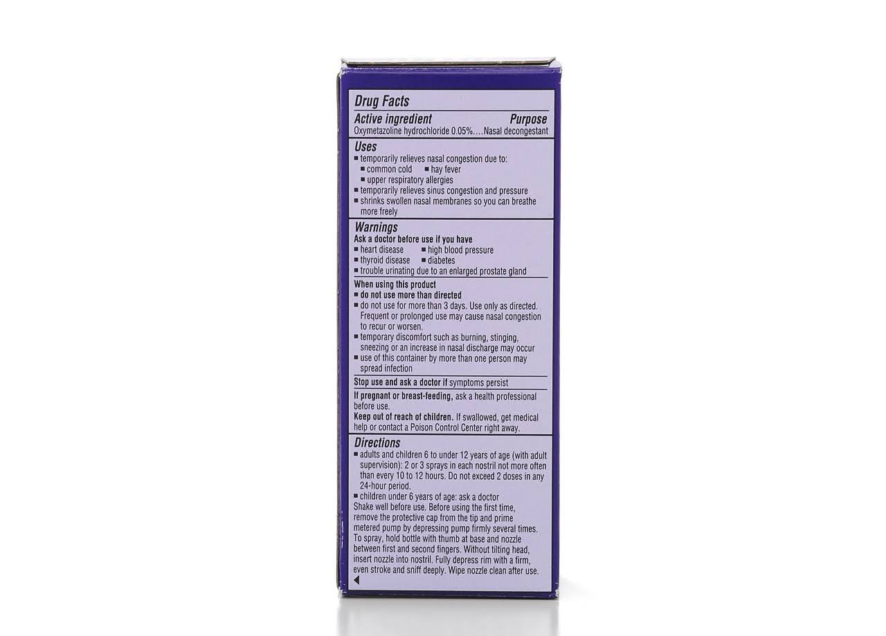Afrin Nasal Pump Mist, Extra Moisturizing, No Drip - 0.5 fl oz