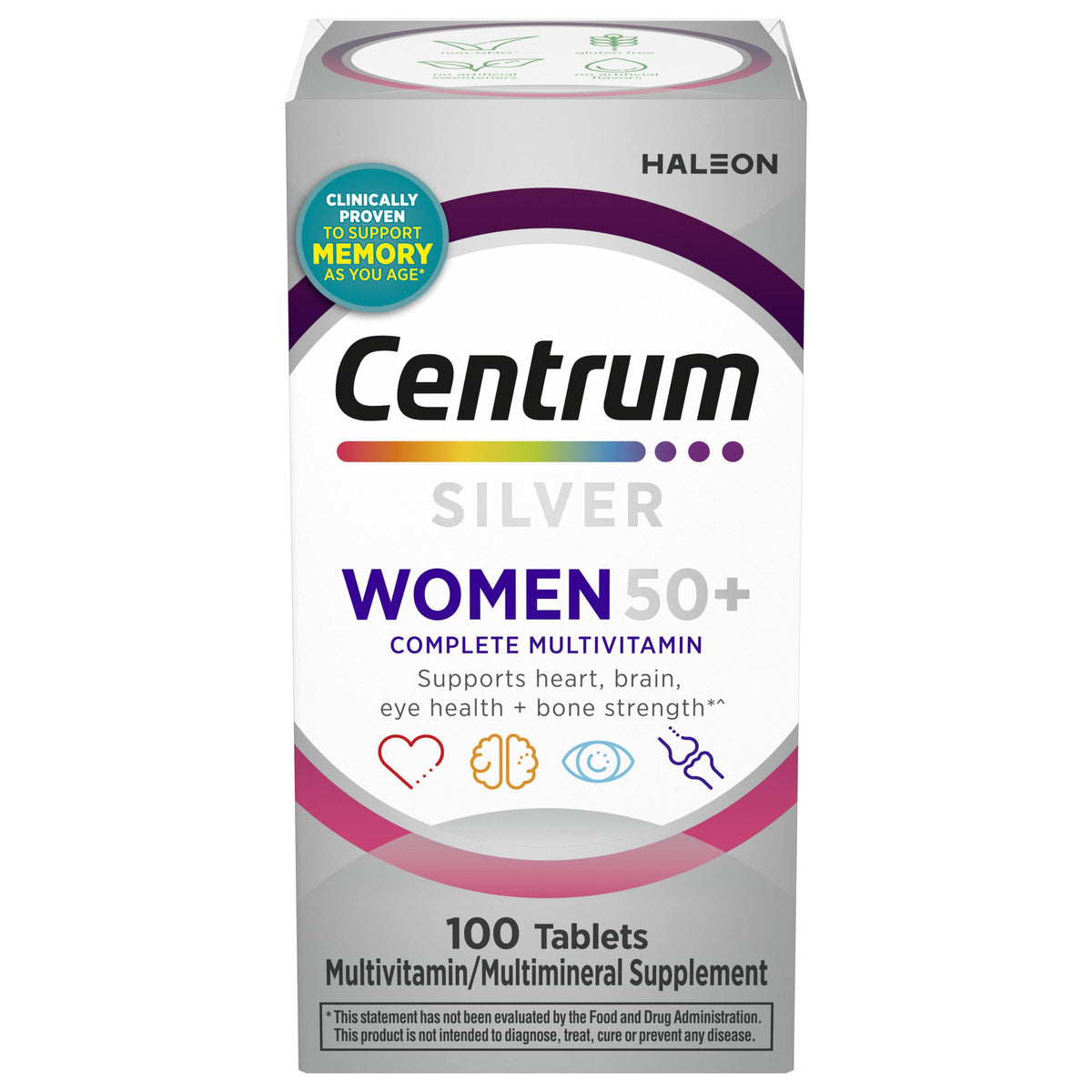 Centrum Silver Women 50+ Multivitamin Multimineral Supplement Tablets