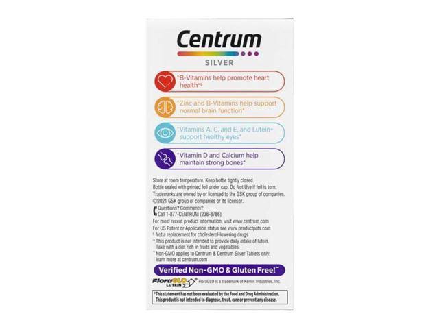 Centrum Silver Women 50+ Multivitamin Multimineral Supplement Tablets