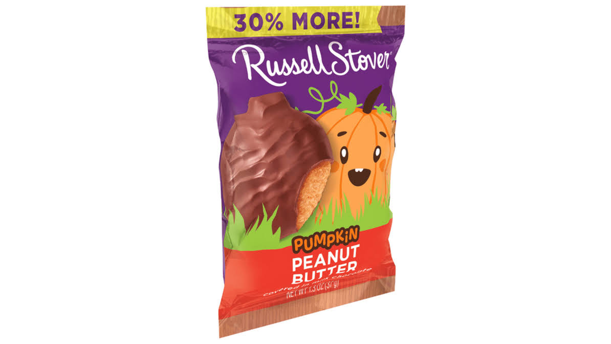 Russell Stover Milk Chocolate Peanut Butter Pumpkin - 1.3 oz
