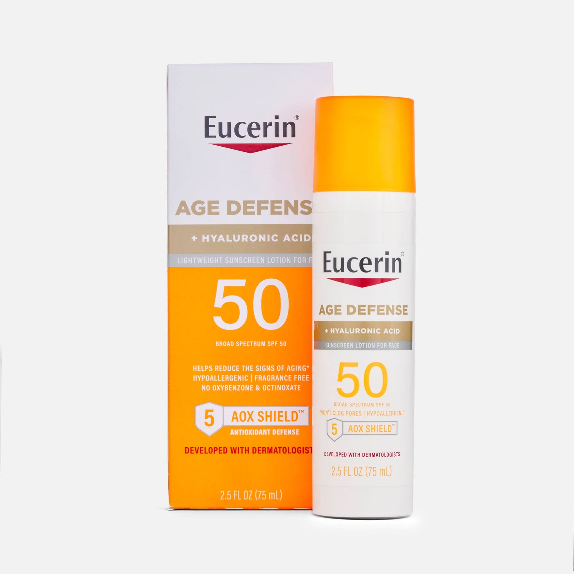 Eucerin Age Defense Face Sunscreen Lotion - SPF 50 - 2.5 fl oz