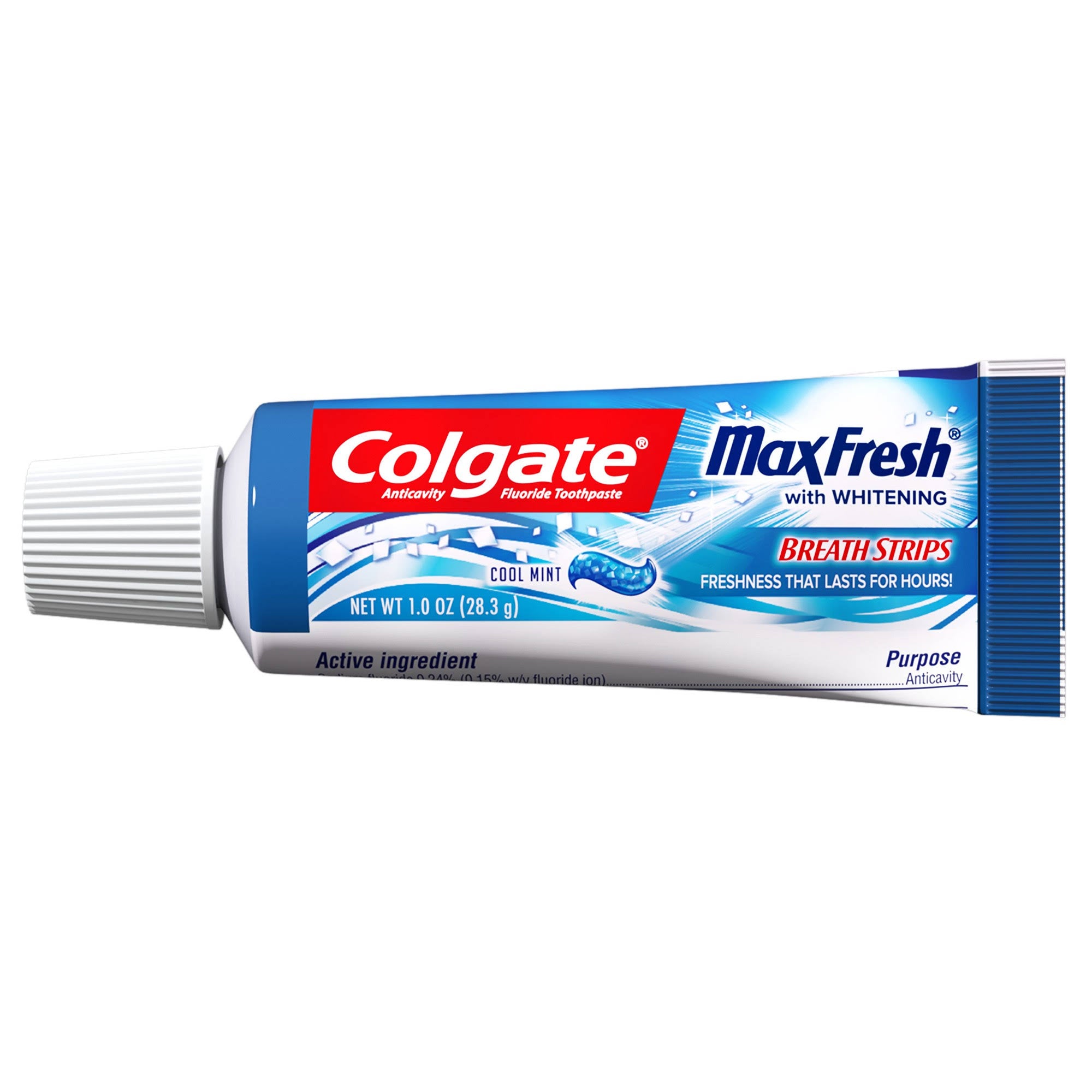Colgate Max Fresh Toothpaste with Mini Breath Strips Cool Mint 1 oz