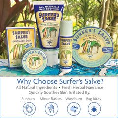 Island Soap & Candle Works Surfer's Salve - Tube 3 oz