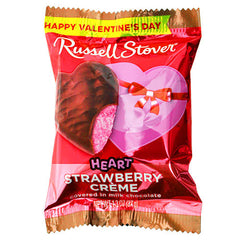 Russell Stover Milk Chocolate, Strawberry Creme, Heart 1.3 oz