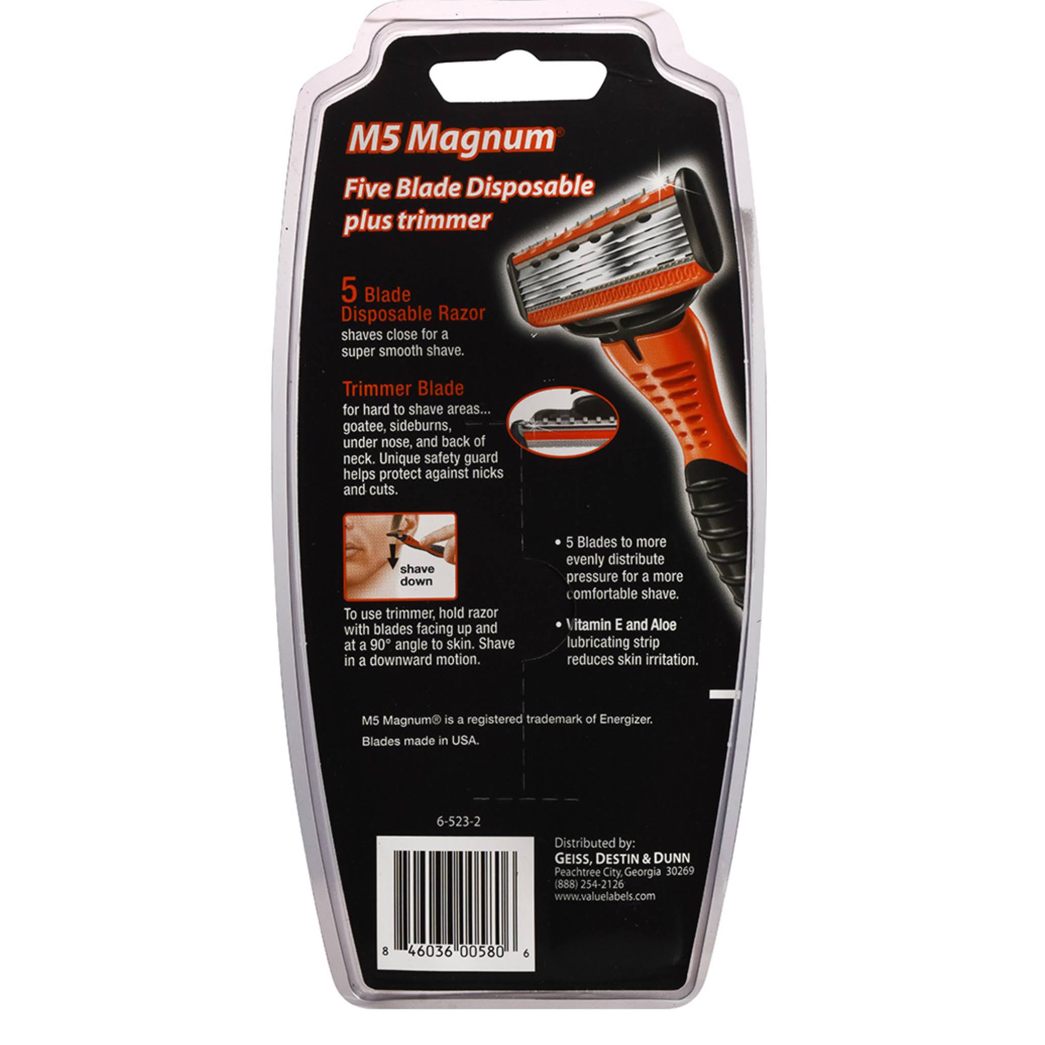 Goodsense M5 Magnum Disposable Razor 3 Ct - Case of 36