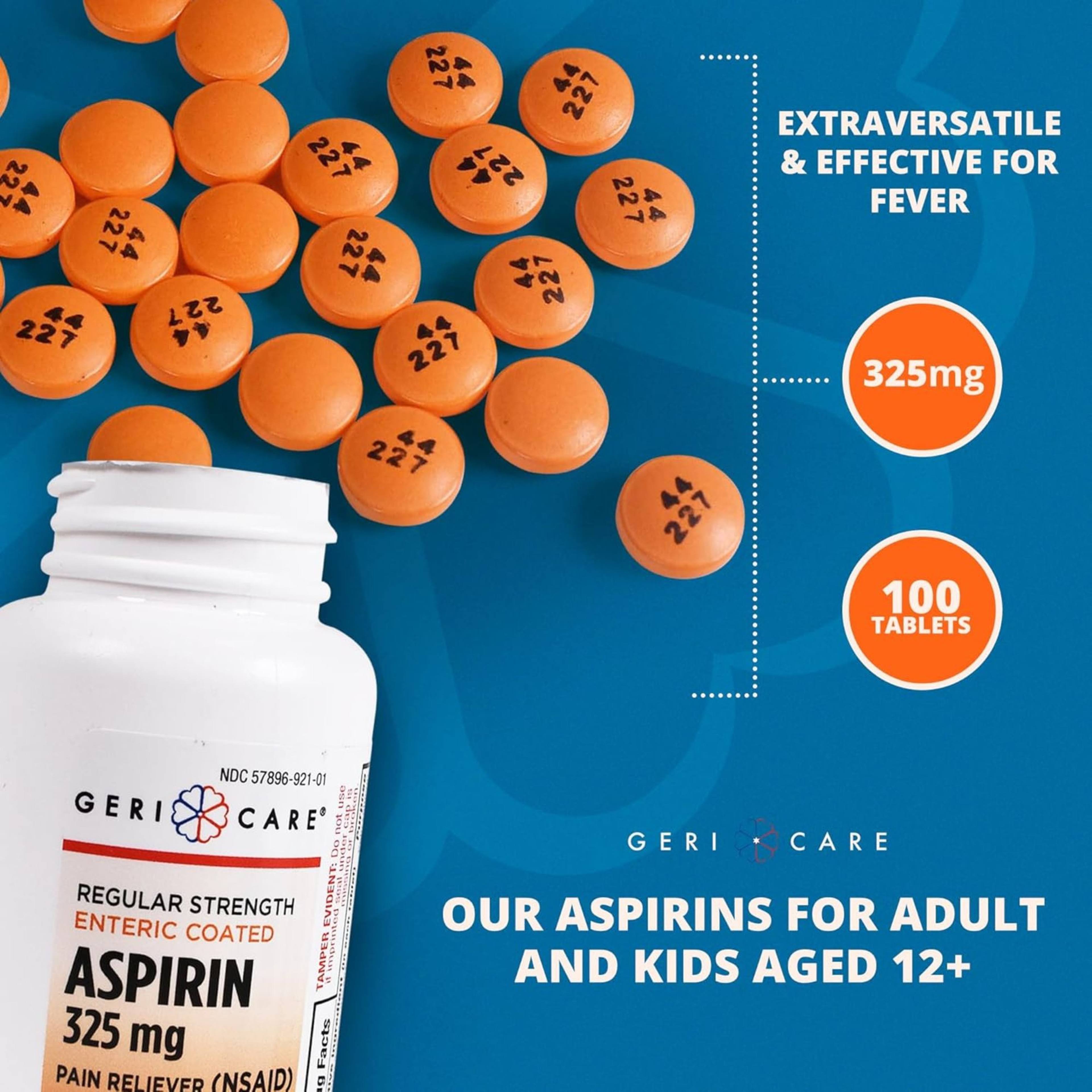 Geri-Care Aspirin; Bottle of 100