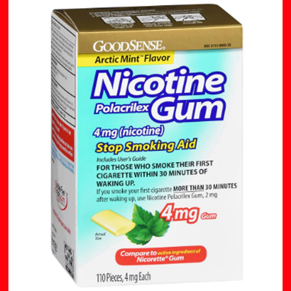 Good Sense Mint Nicotine Gum 4 Mg