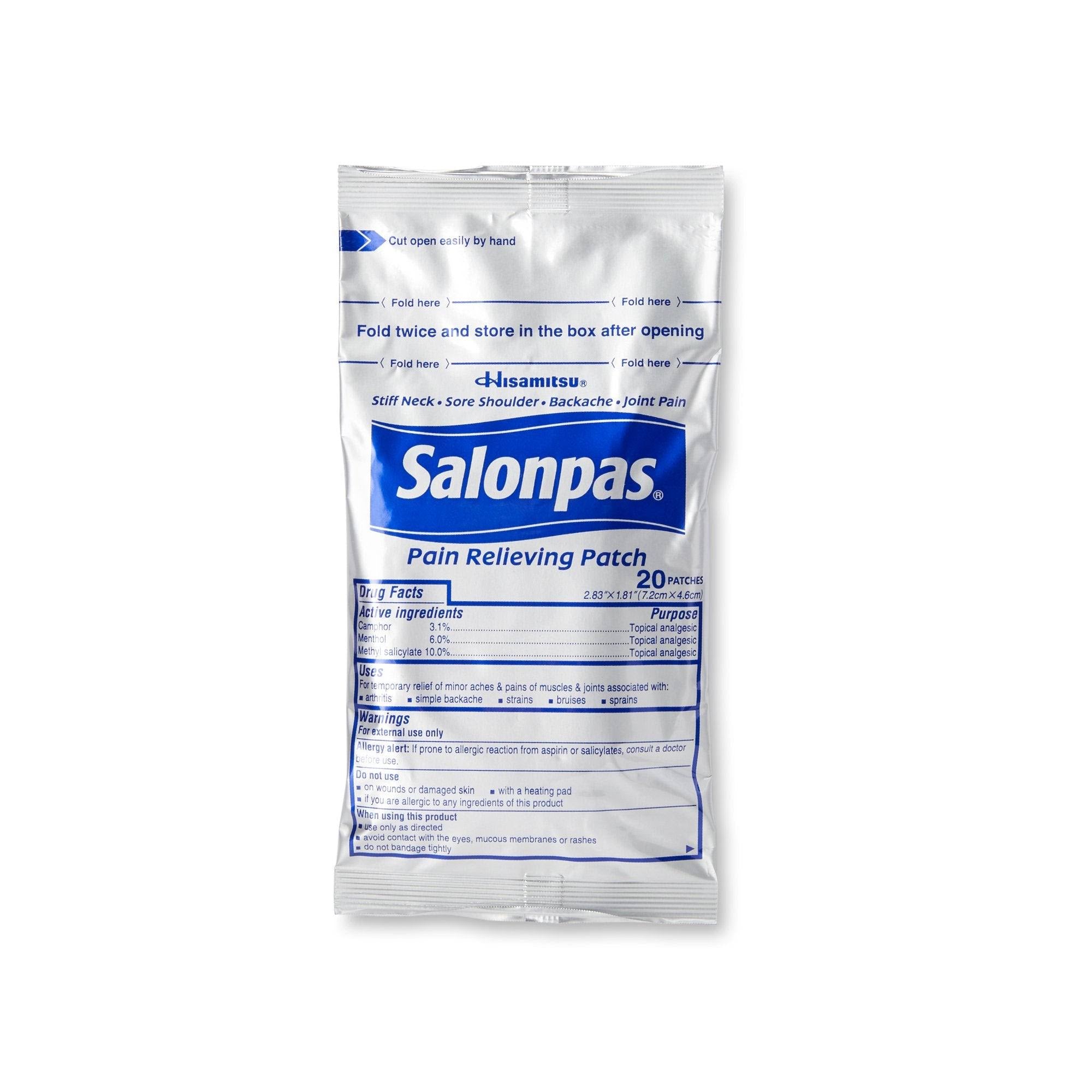 Salonpas Pain Relieving Patch - 60 Patches