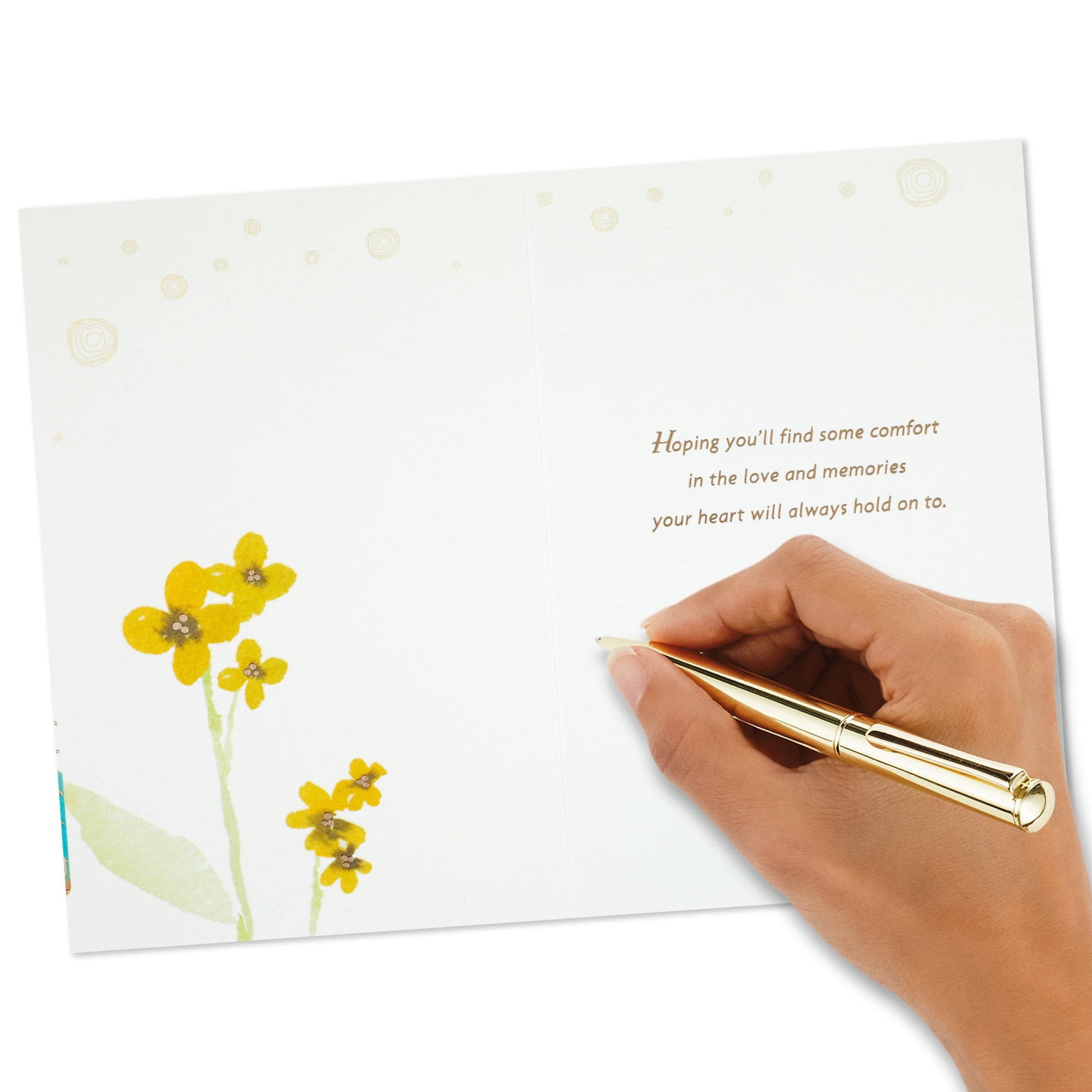 Hallmark Sympathy Card (Comfort in Love and Memories)