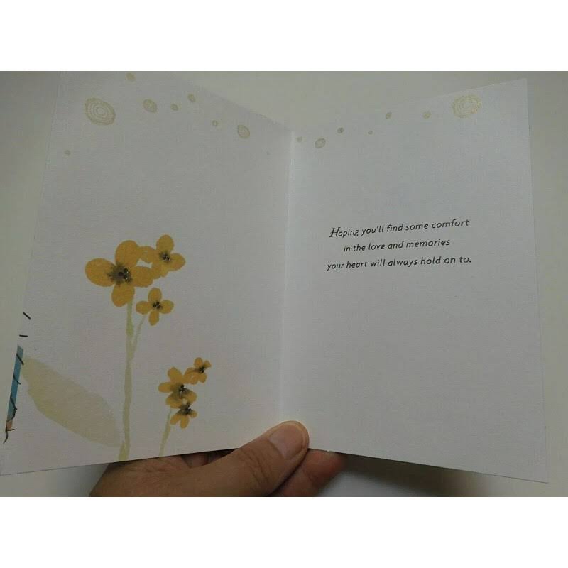Hallmark Sympathy Card (Comfort in Love and Memories)